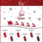 COLEÇÃO GEL POLISH RED XMAS 06 CORES