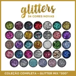 PACK GLITTER MIX "300" 34 UNIDADES